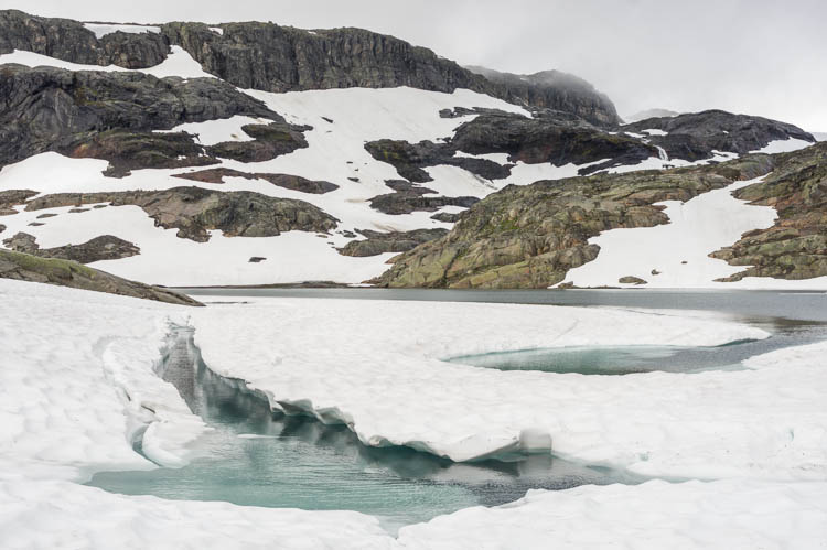 Ice on lake